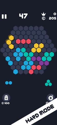 Hexa 1010 :Fill Hexagon Blocks iPhone screenshot