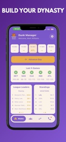 Dunk Manager - Basketball Sim screenshot