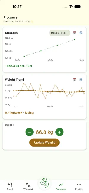 FitKor: Gym & Macro Tracker screenshot 2