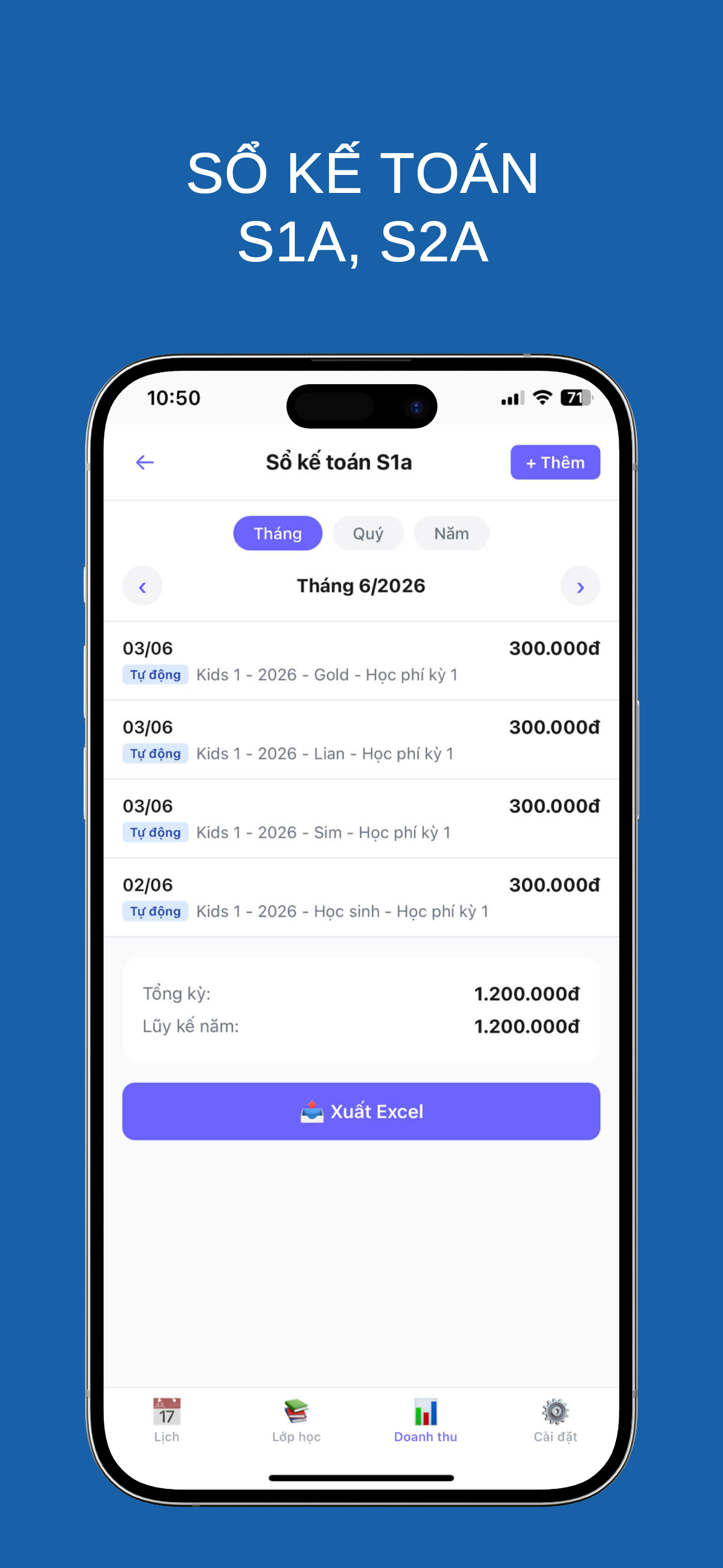 Quản Lý Lớp Dạy Thêm screenshot 10