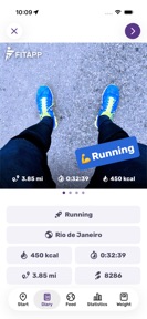 Running Tracker App – FITAPP screenshot