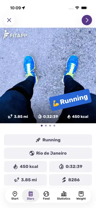 Running Tracker App: Screenshot 3 von 10