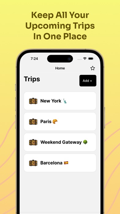 Travel Scan - Trip Planner Screenshot