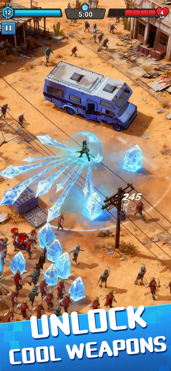 Zombie Roguebie: Shooting Game Hack screenshot 5 - game app interface