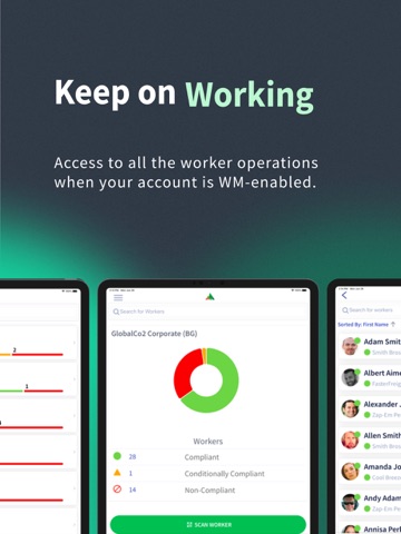 Avetta Mobile iPad screenshot