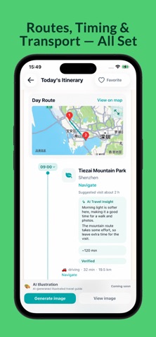 GoWhere AI: Trip Planner & Map Screenshot 3 of 8