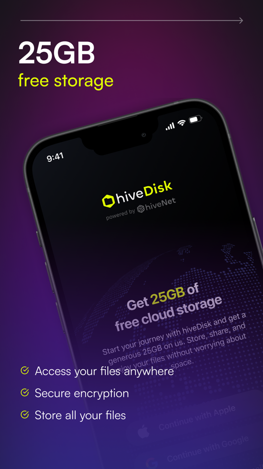 #1. Hivenet: Secure Cloud Storage (iOS) 由: Hive Computing Services