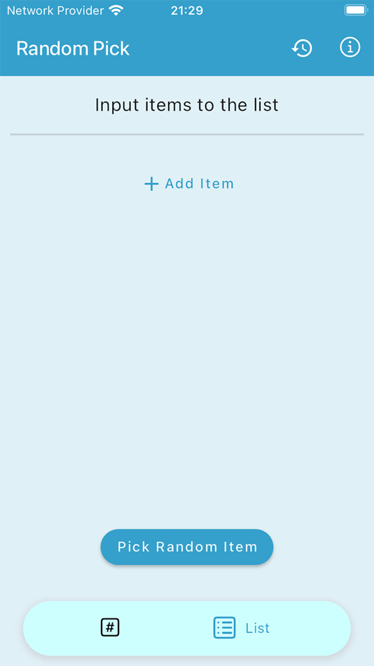 #2. Random Pick - a click away (iOS) โดย: Sai Rajendra Immadi