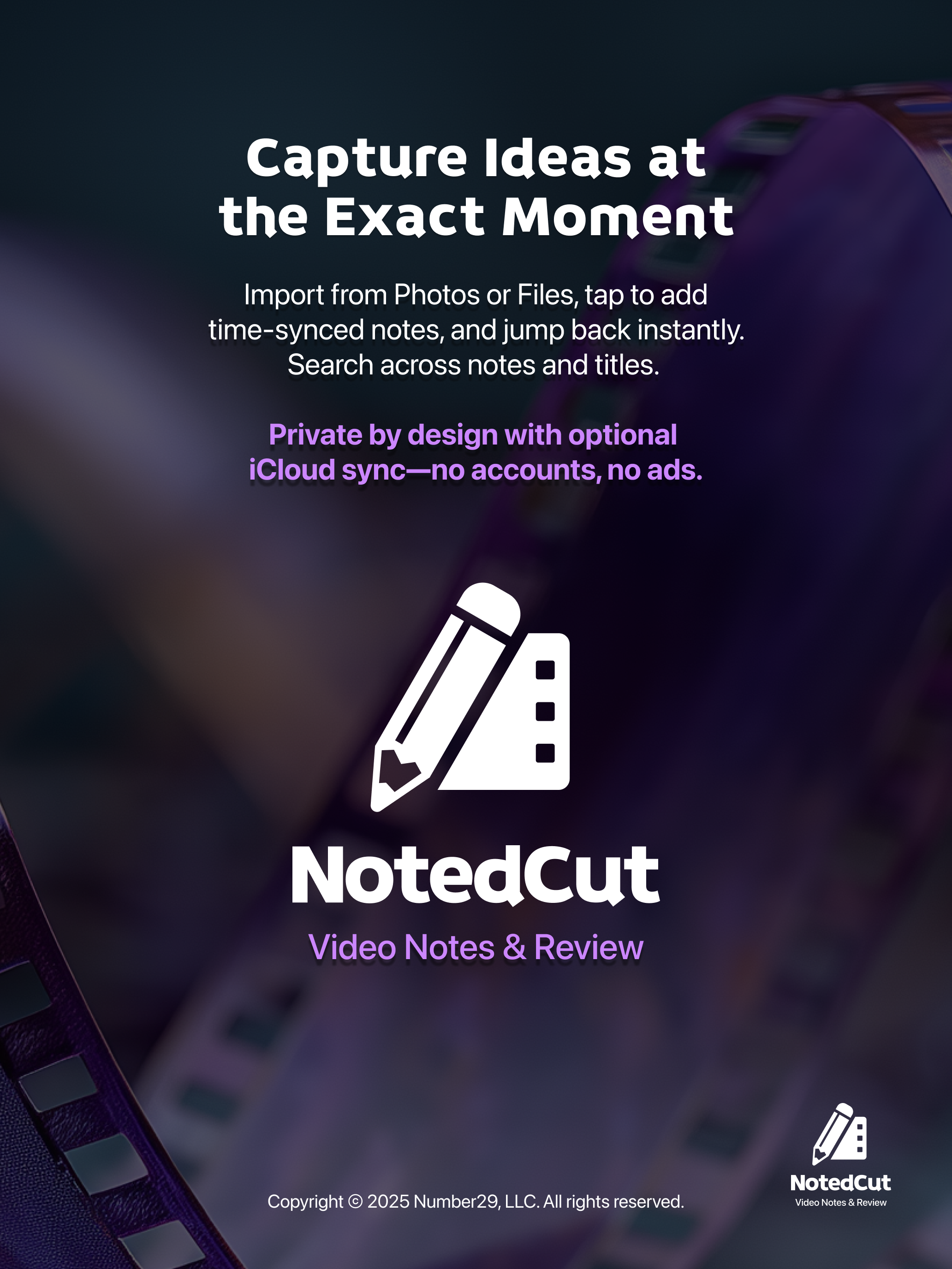 NotedCut: Video Notetaking