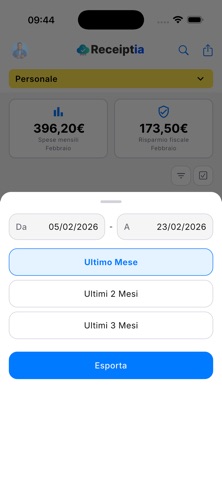 Receiptia: Expenses, 730 iPhone screenshot