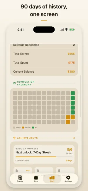 Dailies: Daily Todo Tracker screenshot 4