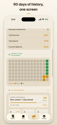 Dailies: Daily Todo Tracker Screenshot 4 of 7