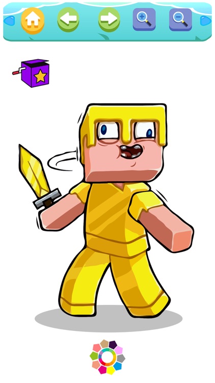 MCPE Coloring paint Game