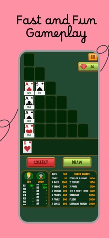 Farkle Card Game Offline iPhone screenshot
