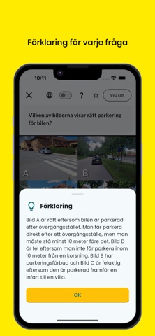 Taxi körkort screenshot