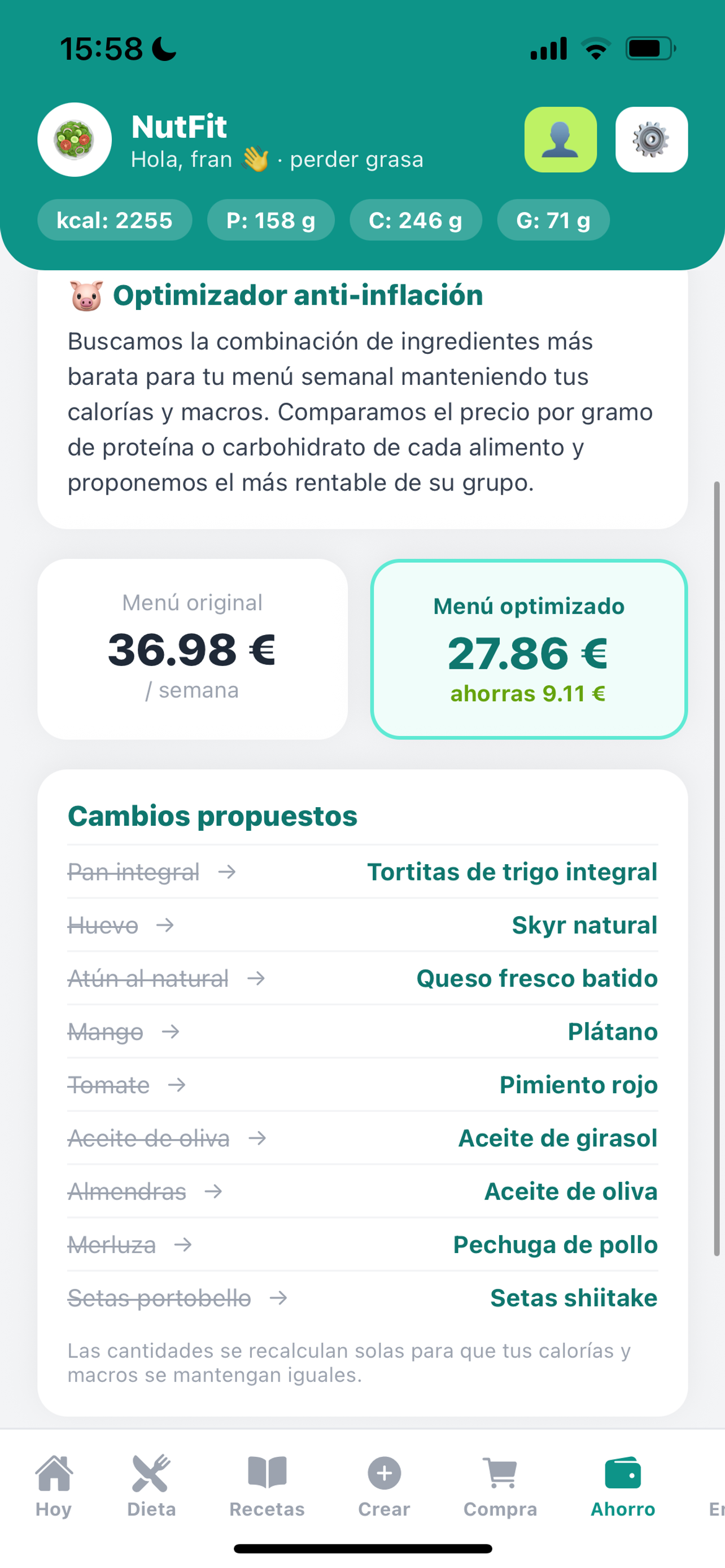 NutFit screenshot 9