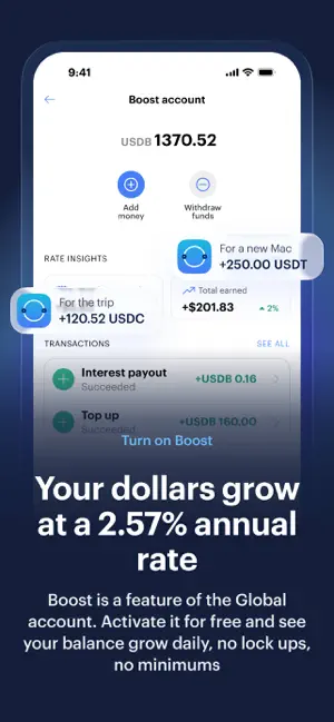 GrabrFi: US Account screenshot 4