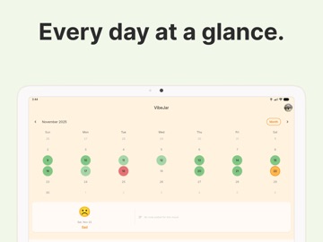 VibeJar-Mood Tracker & Journal iPad screenshot