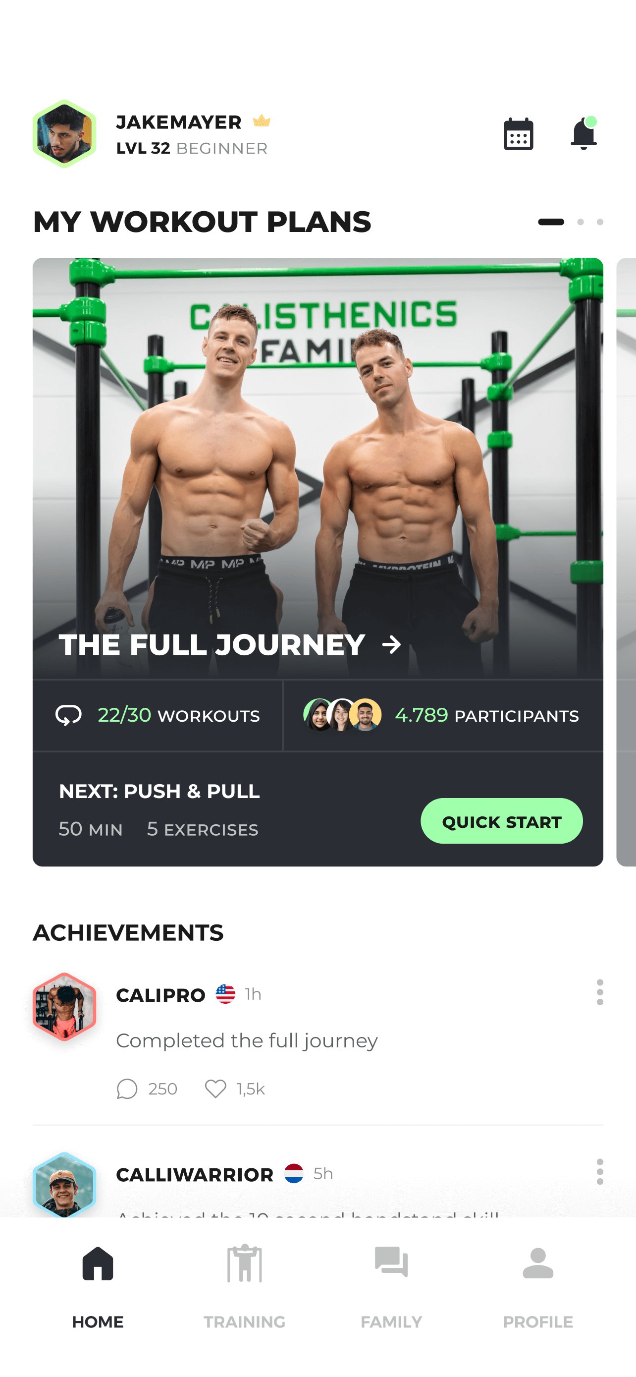 Calisthenics Family