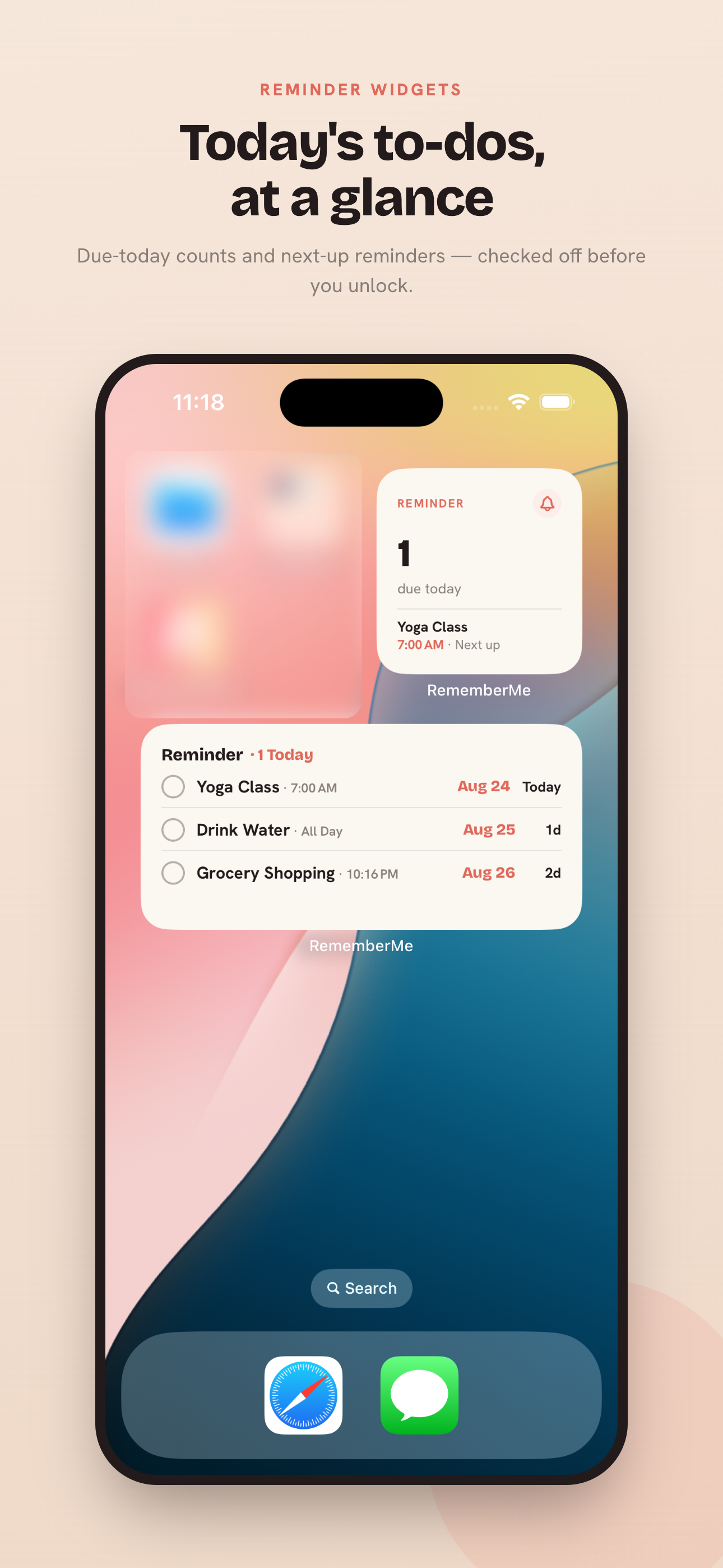 RememberMe - Countdown, Widget screenshot 4