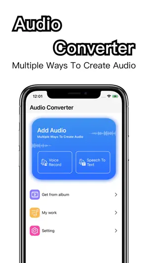Audio Converter - Audio Editor screenshot 1