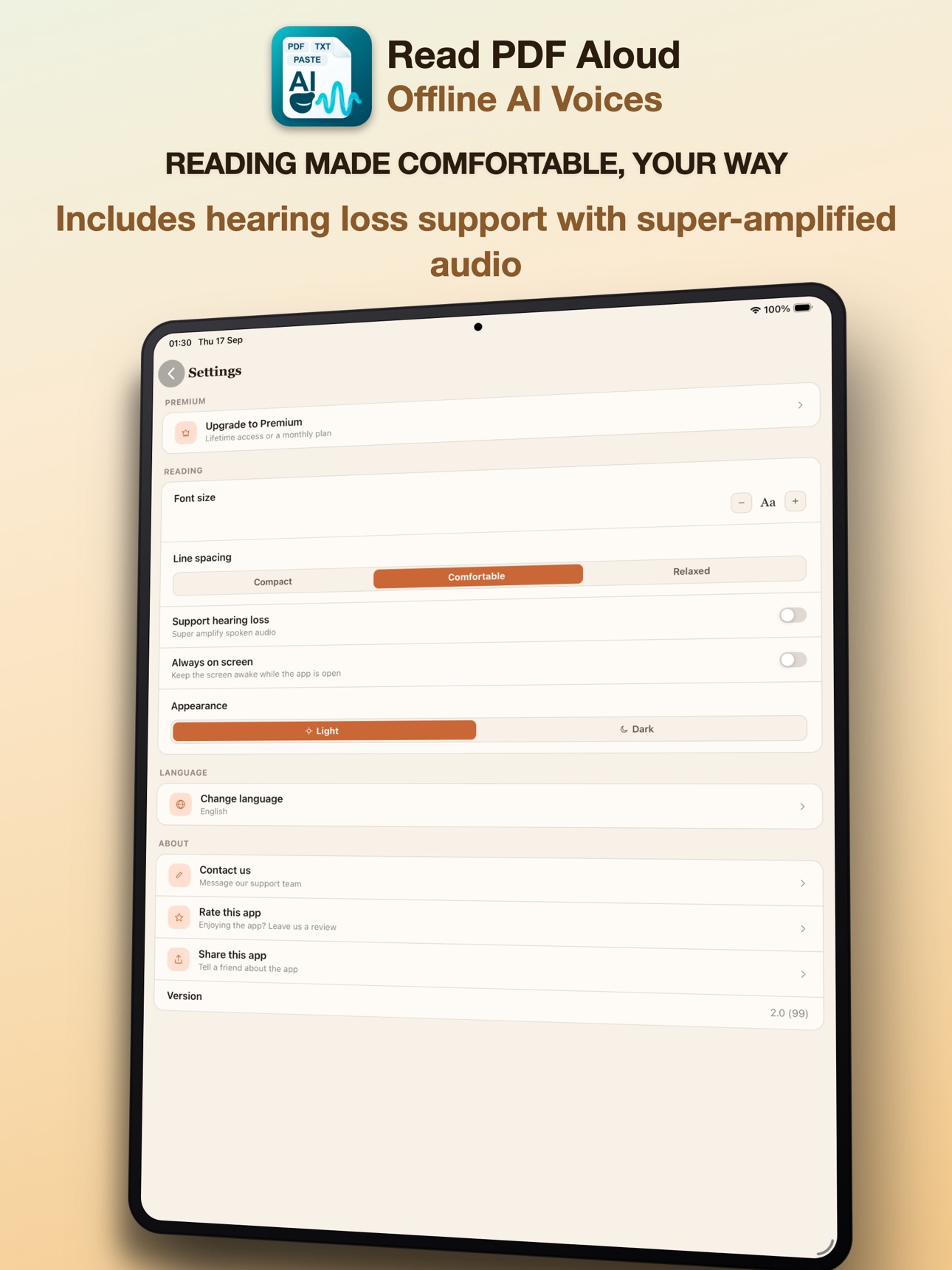 Screenshot 11 of Read PDF Aloud with offline ai