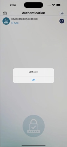 Navidoc Authentication screenshot
