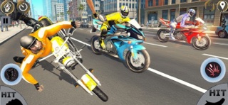 Highway Bike Attack Race Game iPhone screenshot