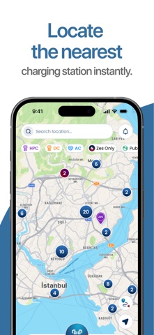 Zes-EV Station Network iPhone screenshot 2