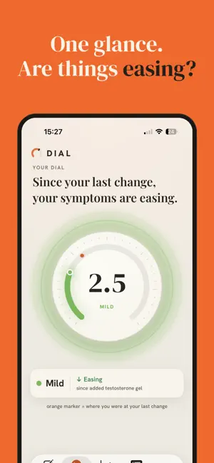 Dial: HRT Symptom Tracker screenshot 1