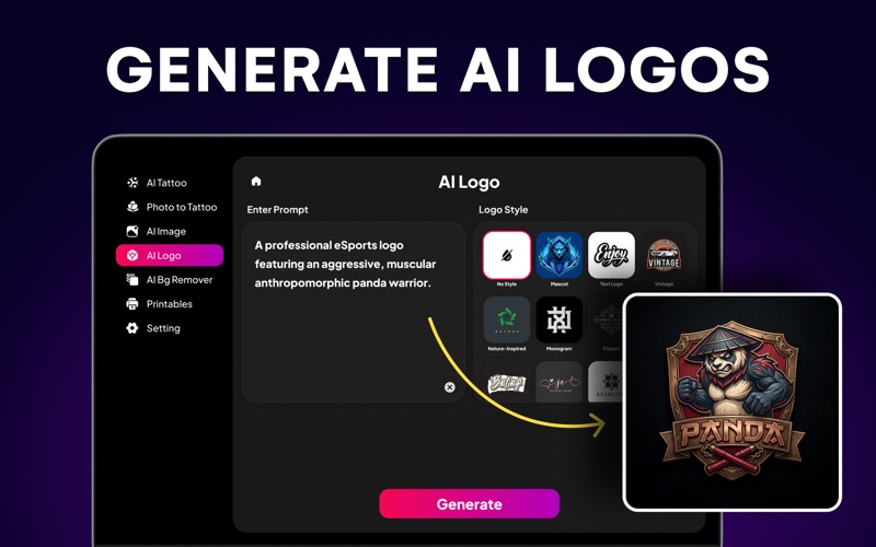 AI Tattoo Maker For ProCreate screenshot