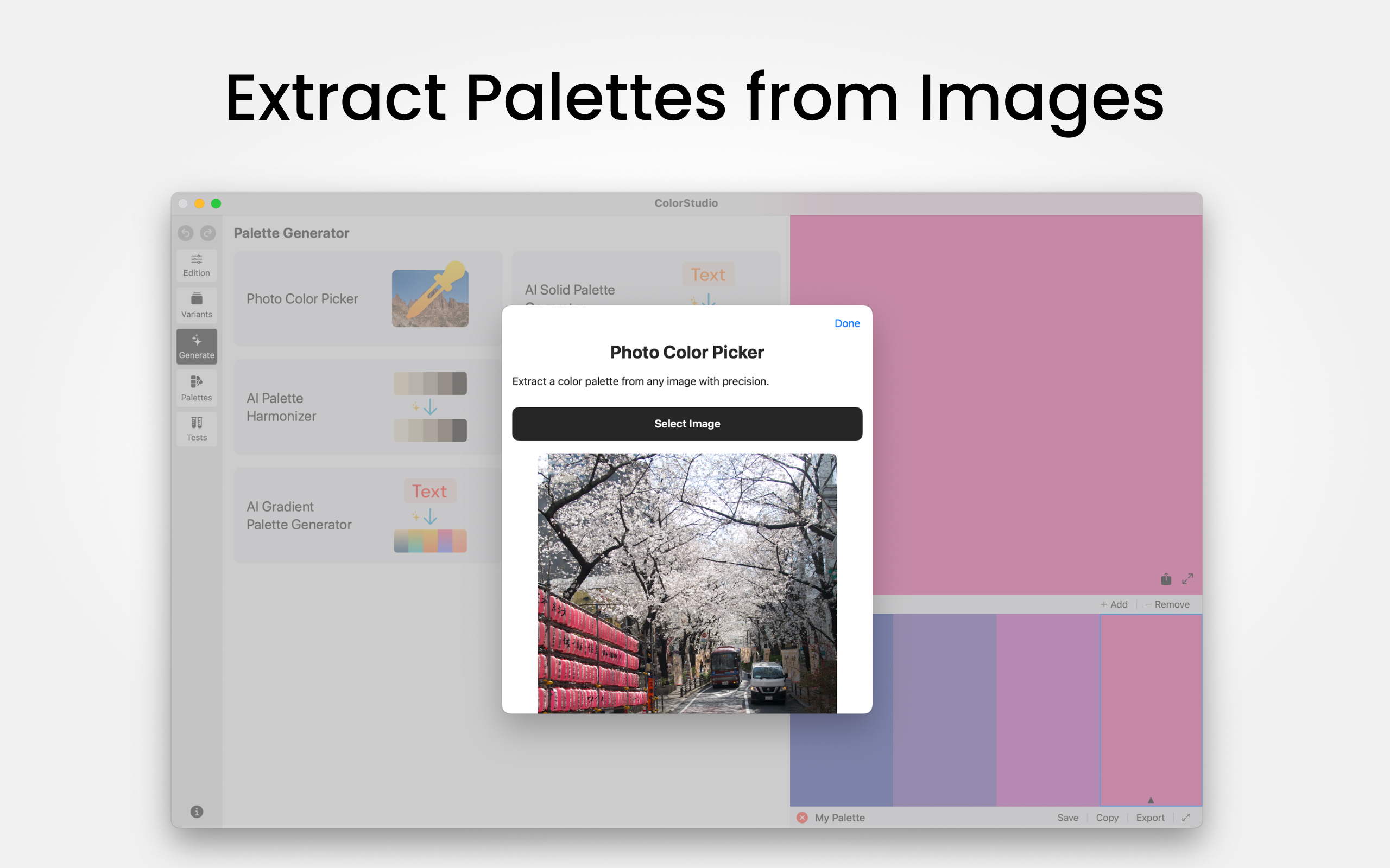ColorStudio: Palette Generator