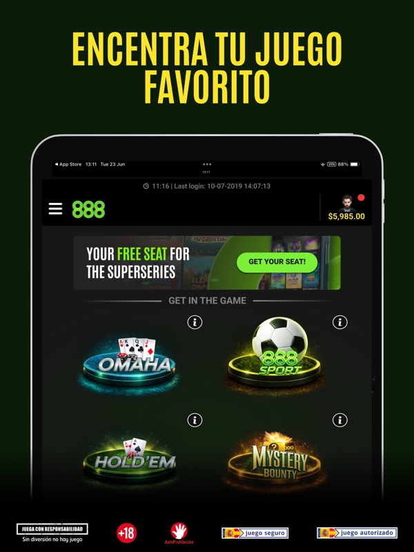 888 Poker Online screenshot 12