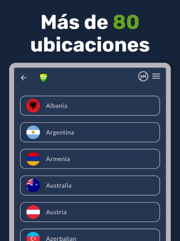 VPN.lat: ilimitado y seguro iPad screenshot 3