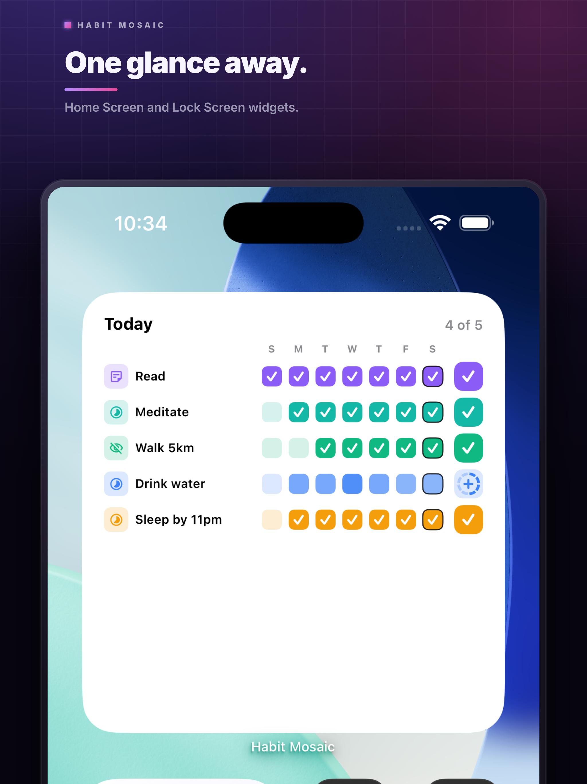 Habit Mosaic: Habit Tracker screenshot 9