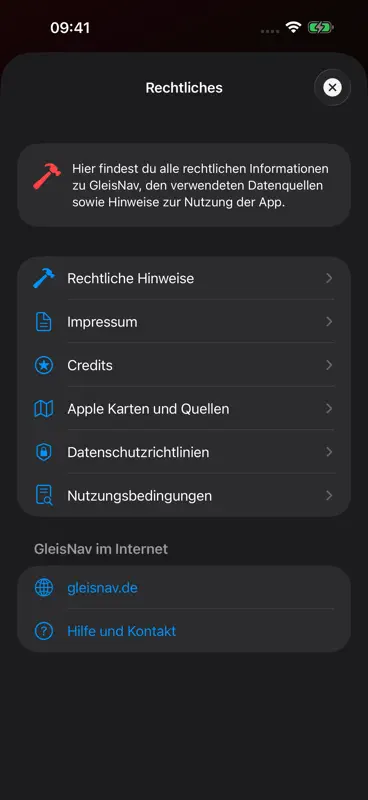 Gleis Navigation screenshot 8 of 8