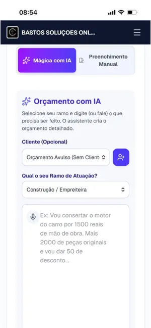 Projetos com IA screenshot 3