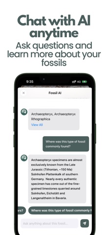 Fossil Identifier: Fossil ID iPhone screenshot