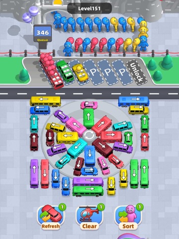 Car Jam 2 - Bus Riding Game iPad screenshot