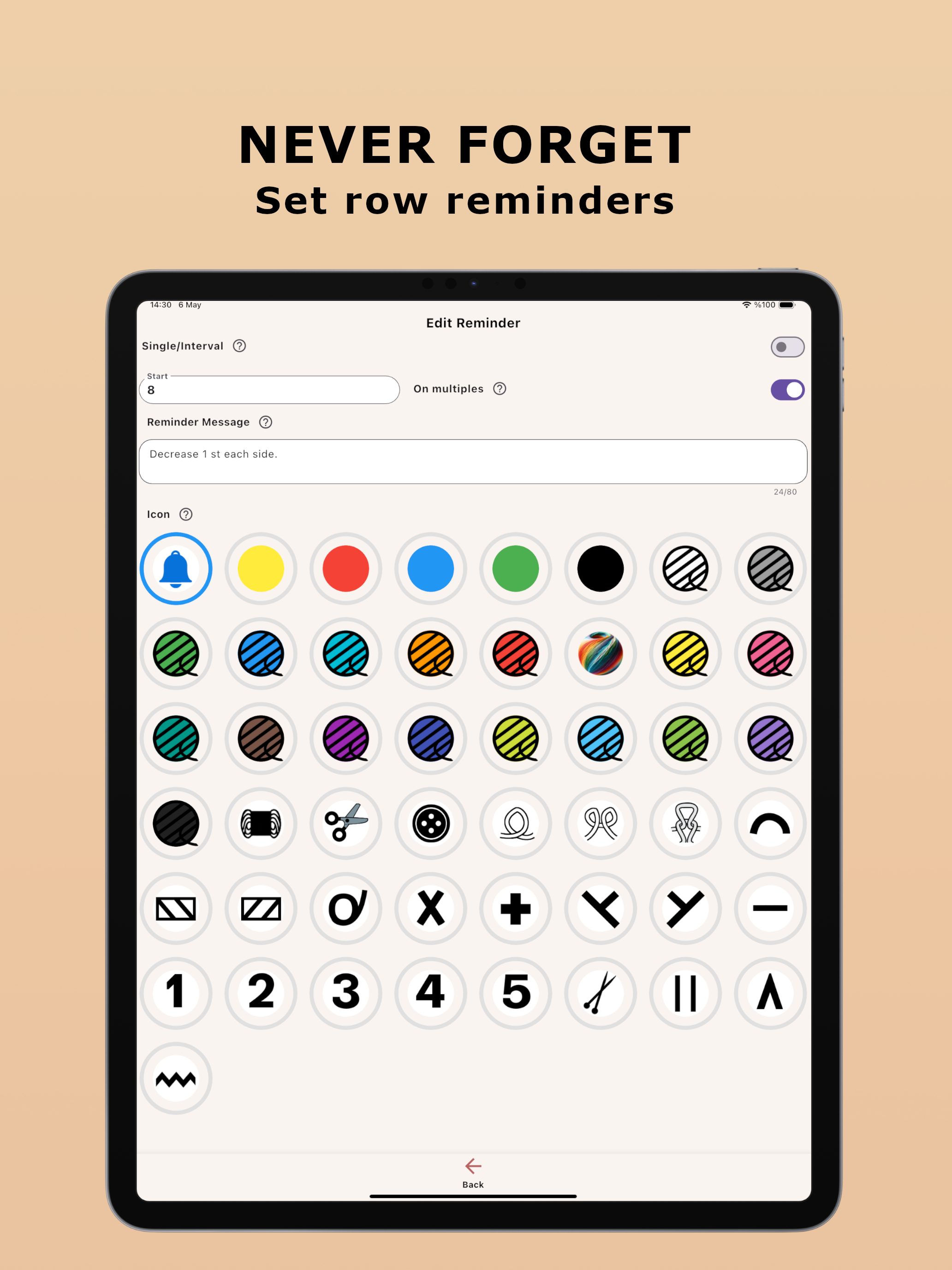 Knitting Row Counter & Tracker screenshot 14