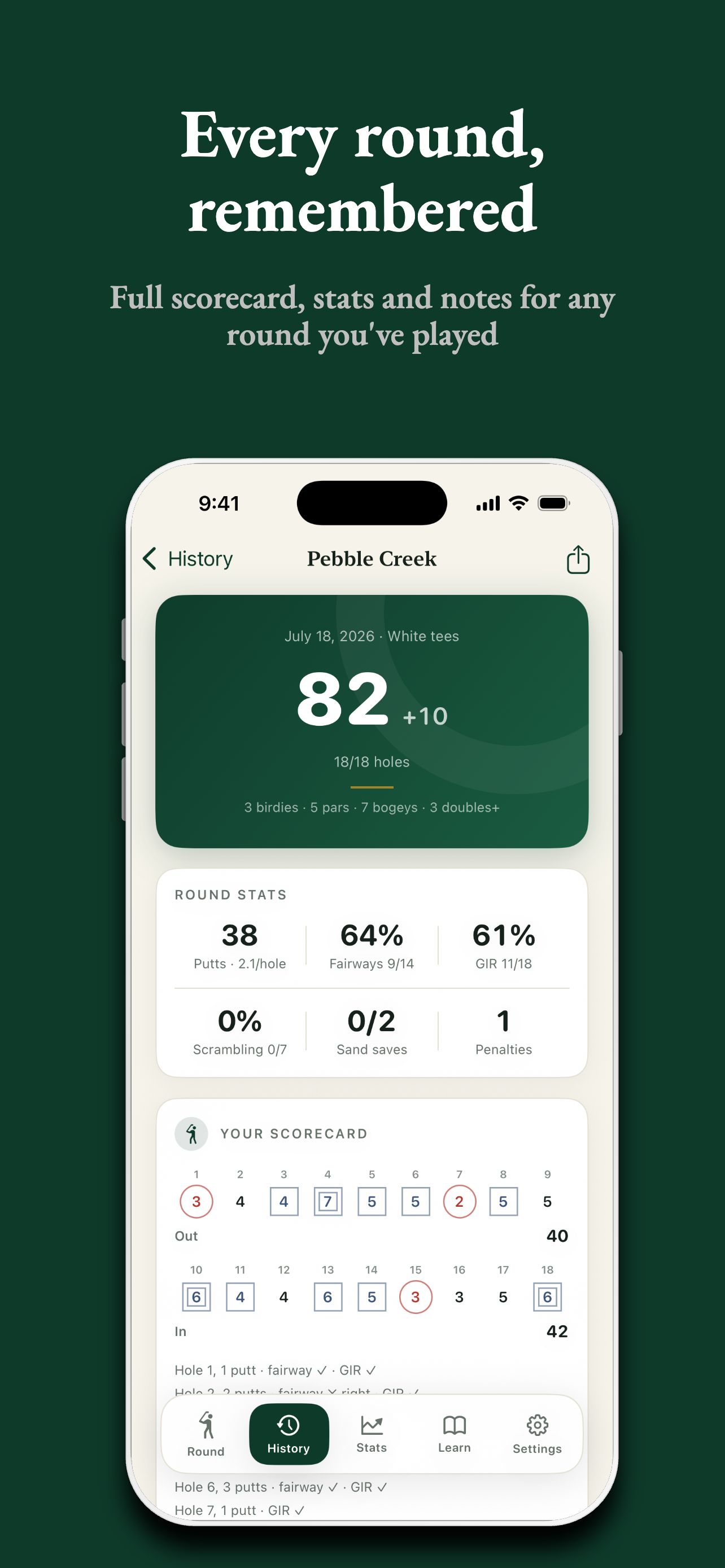 Golf Scorecard: ParKeeper GPS screenshot 6