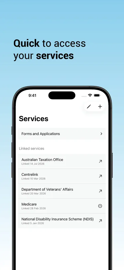 Screenshot 4 von 5 zu myGov