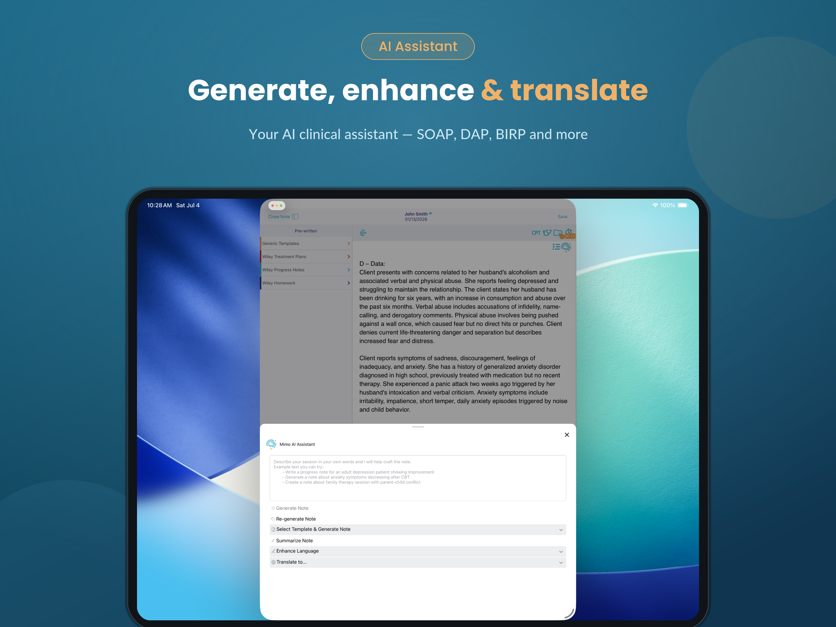 Mimo AI Clinical Notes screenshot 14