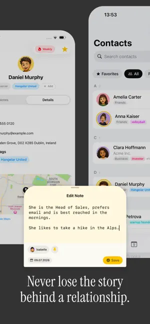 Persodex: Personal CRM screenshot 4