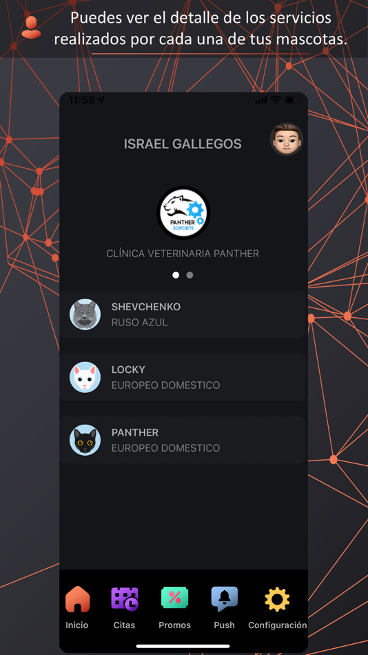 #4. PantherPet (iOS) By: Dronit SRL de CV