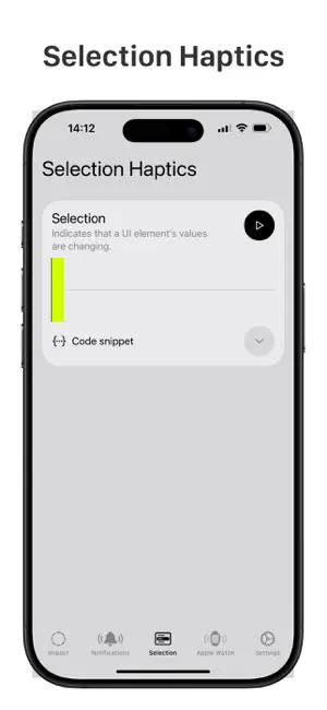 Haptics - Test Device Feedback iPhone screenshot 6
