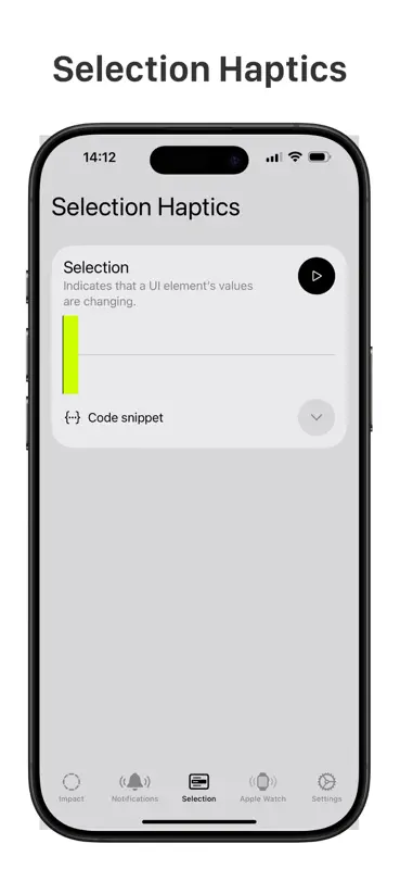 Haptics - Test Device Feedback screenshot 6 of 6