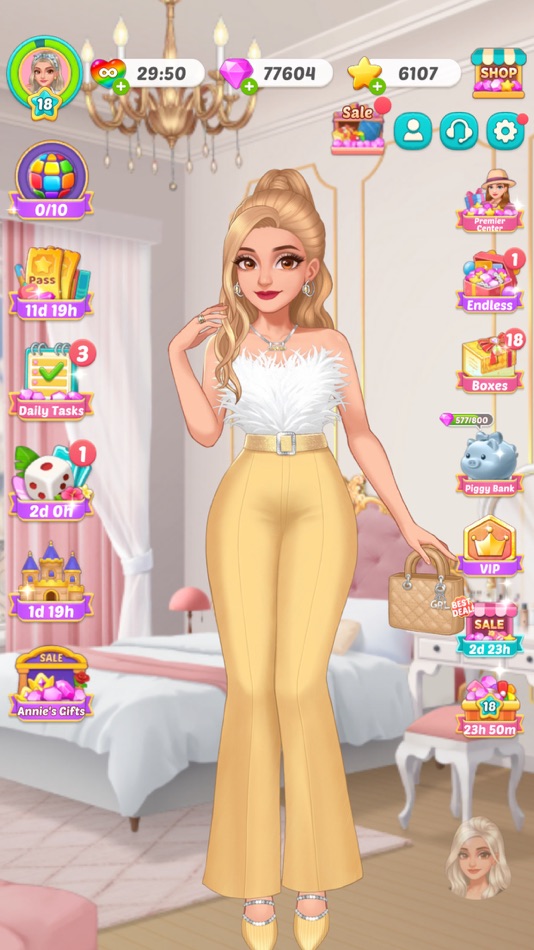 #1. Annie's Pursuit: Match Makeups (iOS) By: Grand Universe