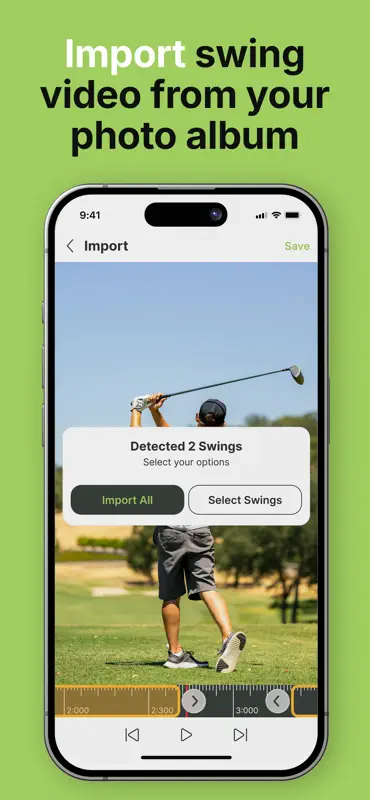 Swing Tune-Up Golf AI Análisis screenshot 6 of 7