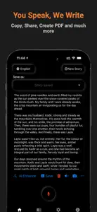 Write4Me - Voice Text Story AI screenshot #2 for iPhone